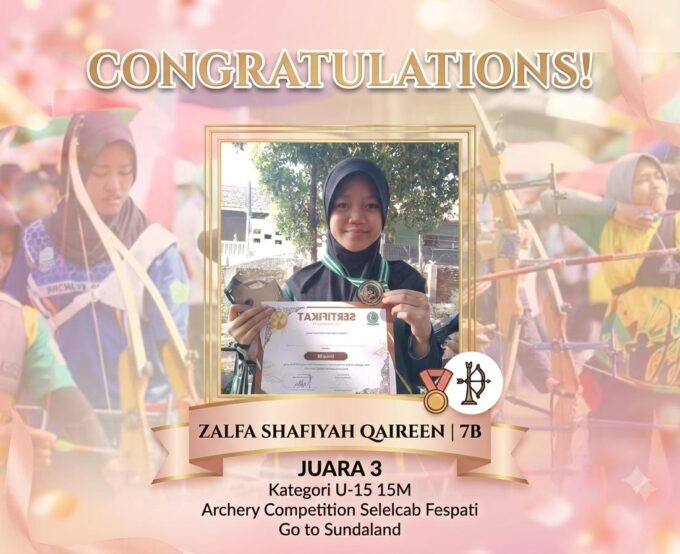 Siswi SMP PGII 1 Bandung Raih Juara 3 Archery Competition, Bukti Liburan Produktif Penuh Prestasi